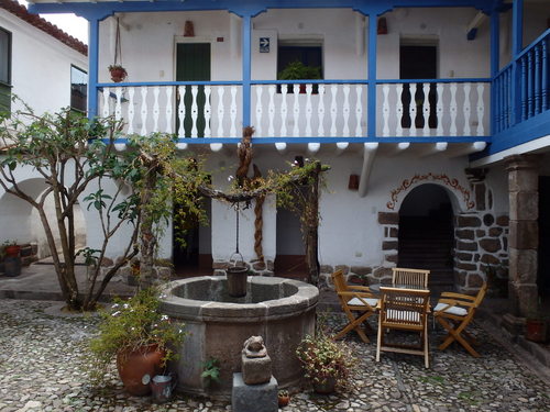 Courtyard of our Hotel de Sol.